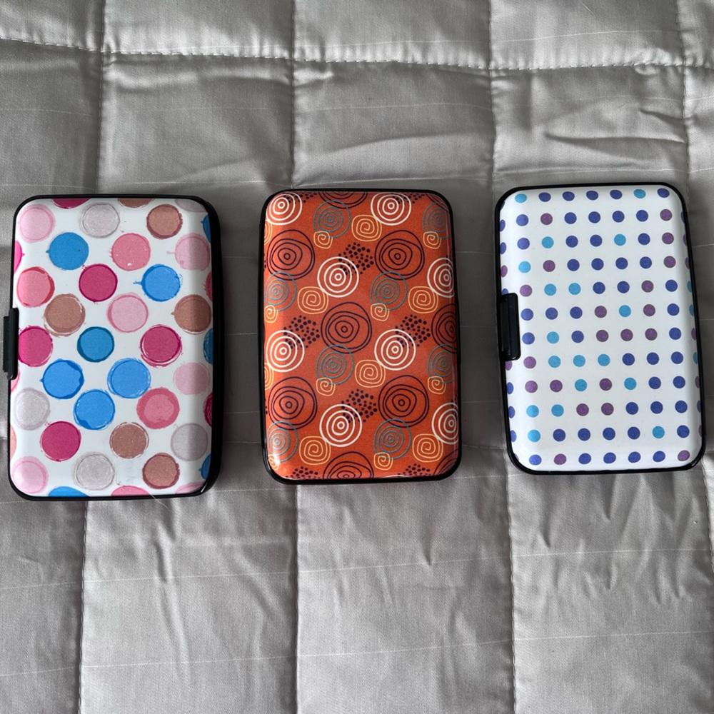 SOLD Credit Card Wallet Holder Aluminum RFID